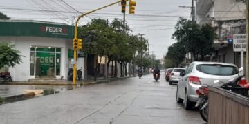 Peligro, semáforo sin funcionar en pleno centro