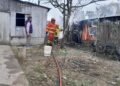 Video: Se incendió una casa en el Barrio 4 de Junio