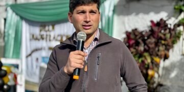 Baltasar Lara Gros visitó la Escuela Técnica 3.104