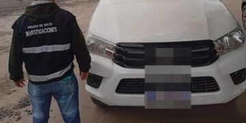 La Policía de Salta recuperó una camioneta robada en Mendoza