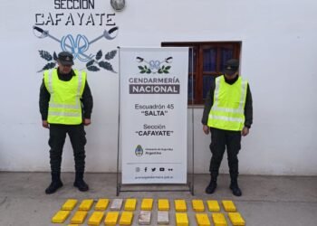 Los detuvieron traficando 54 kilos de cocaína