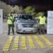97 kilos de cocaína incautados en un control vial y tras el registro de un lugar de acopio