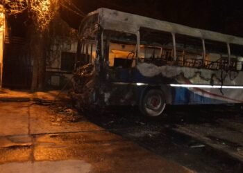Se incendió un colectivo