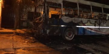 Se incendió un colectivo
