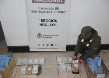 Gendarmería secuestró más de 65 kilos de cocaína