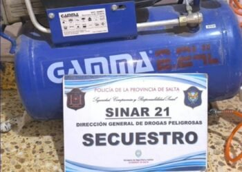 Lo detuvieron robándose un compresor de una vivienda