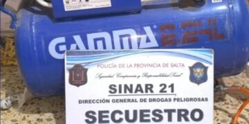 Lo detuvieron robándose un compresor de una vivienda