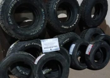 La Vial incautó 30 cubiertas de contrabando