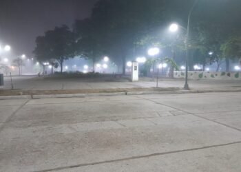 Mañana con mucha niebla en Orán