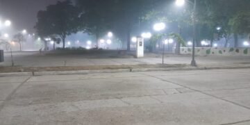 Mañana con mucha niebla en Orán
