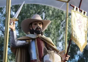 Fiesta en honor a San Santiago en El Cedral