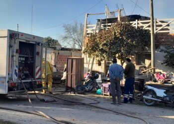 Incendio con importantes pérdidas materiales