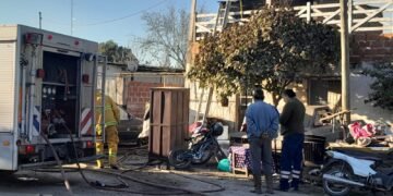Incendio con importantes pérdidas materiales