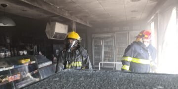 Pichanal: Se incendió la confitería de la Estación de Servicio YPF
