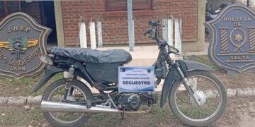 La policía recuperó una moto robada