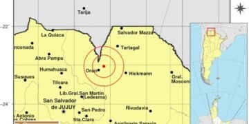 Leve temblor se sintió en Orán