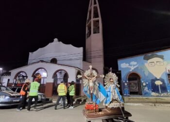 Partieron los Peregrinos del Milagro de la Iglesia Santa Teresita