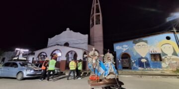 Partieron los Peregrinos del Milagro de la Iglesia Santa Teresita