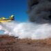 Incendio Forestales: Llega un avión hidrante para combatir el fuego