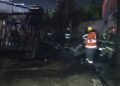 Un voraz incendio se produjo en la noche oranense