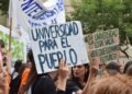 Tercera Marcha Federal Universitaria al Congreso tras el veto de Milei