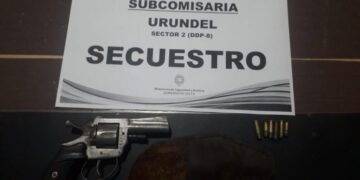 Demorado por portación ilegítima de arma de fuego en Urundel