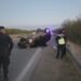 Accidente en la Ruta 50: Un auto chocó una vaca