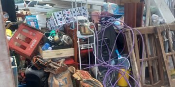 Desalojaron una familia en el B° 4 de Junio