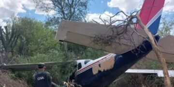 Cayó una avioneta narco en Rosario de la Frontera