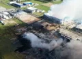Diez industrias fueron afectadas por el incendio en Ezeiza