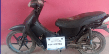 Secuestraron una moto con numeración adulterada en Orán
