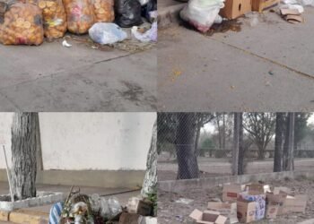 Mucha basura dejó el Día de los Fieles Difuntos