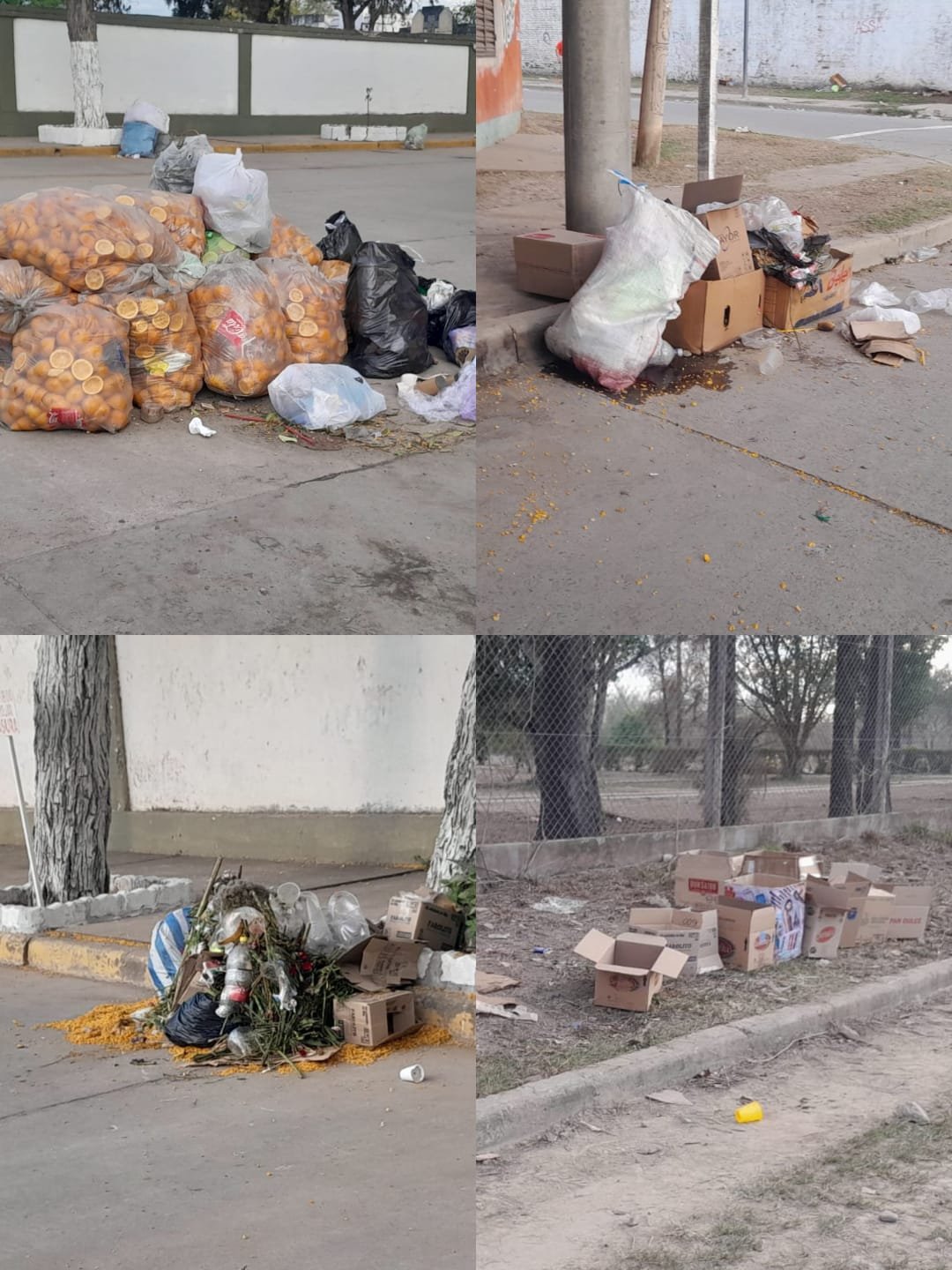 Mucha basura dejó el Día de los Fieles Difuntos - Radio Ciudad Oran