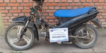 Recuperaron una moto denunciada como robada
