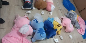Tour de Compras: Gendarmería descubrió cocaína oculta en peluches