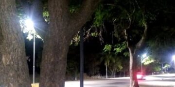 Robaron luminarias del Paseo del Bicentenario