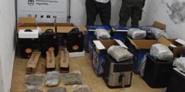 Partió de Orán con más de 16 kilos de marihuana dentro de electrodomésticos
