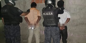 Detenidos por robo con arma de fuego