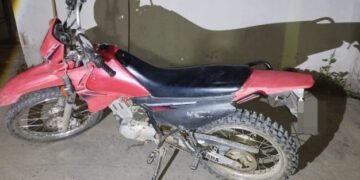 Se recuperó una moto robada en Orán