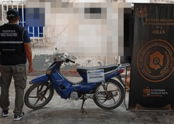 Recuperaron una moto robada en Orán