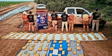 Oranenses fueron atrapados en Santiago del Estero con 113 kilos de marihuana valuados en $ 390 millones