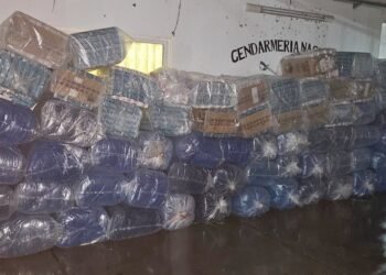 Secuestran 880 kilos de hojas de coca y 17.350 paquetes de cigarrillos