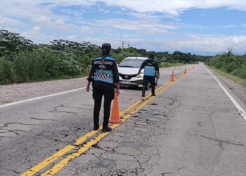 Precaución en Ruta 50 en el acceso al Río Pescado