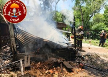 Se incendió otra vivienda en el Barrio 4 de Junio