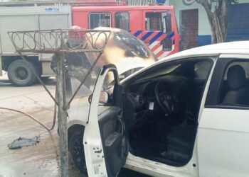 Se incendió un automóvil