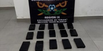 Boliviano fue detenido con 17 kilos de cocaína