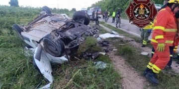 Tremendo accidente sobre Ruta Nacional 50