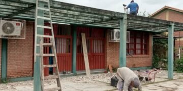 Continúan los trabajos en las escuelas