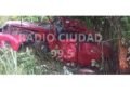 Accidente en la Ruta 50, mordió la banquina y destrozó el auto