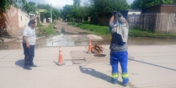 Solucionaron la pérdida de líquidos cloacales en el B° Los Constituyentes